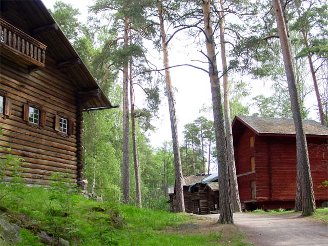 Fölisöns friluftsmuseum, Pertinotsa gård och bodar från västra Finland. Saara Vilhunen 2007