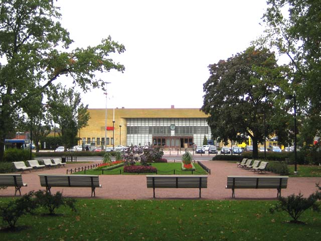 Åbo järnvägsstation och stationsparken. Johanna Forsius 2007