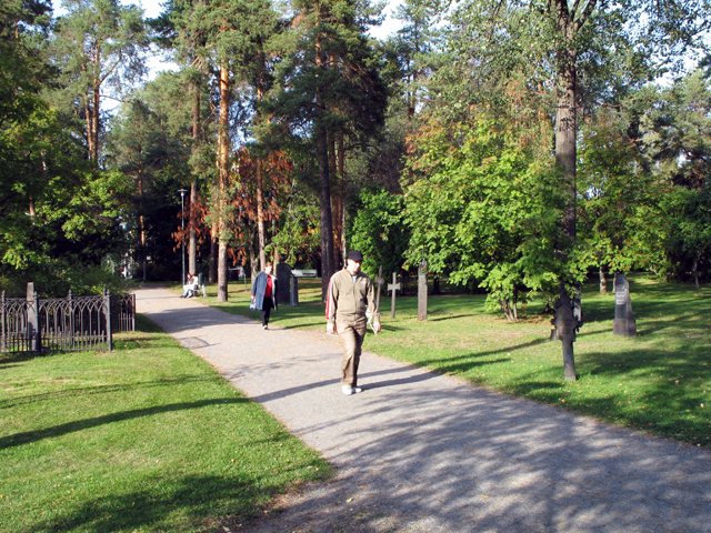 Kuopion Sankaripuistoa. Soile Tirilä 2006