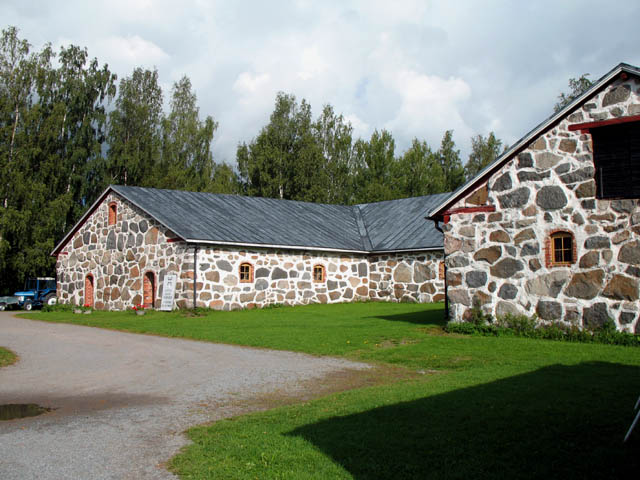 Ladugården på Rosenlunds prästgård. Maria Kurtén 2007