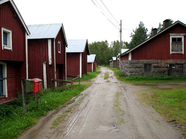 Byväg i Staraby i Pedersöre. Maria Kurtén 2007