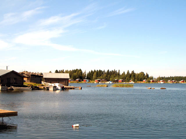 Bredhällans fiskehamn på Bergö. Maria Kurtén 2007