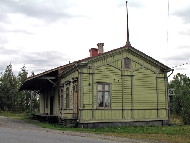 Vasklot järnvägsstation. Tuija Mikkonen 2007