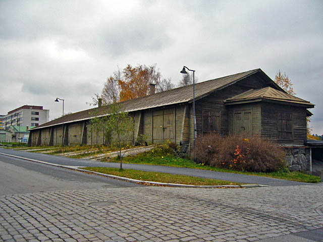 Kanonhall vid Vasa Skarpskyttekasern. Minna Pesu 2007