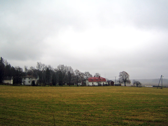 Snettans byggnader och odlingsmark. Johanna Forsius 2007