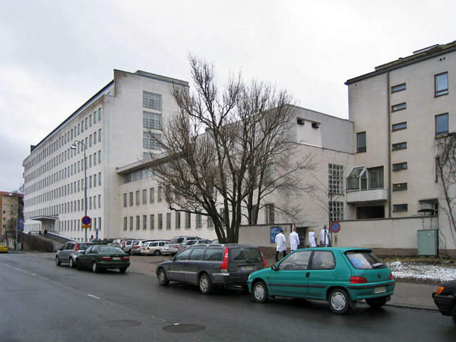 Åbo länssjukhus nybyggnader från 1930-talet. Hilkka Högström 2008