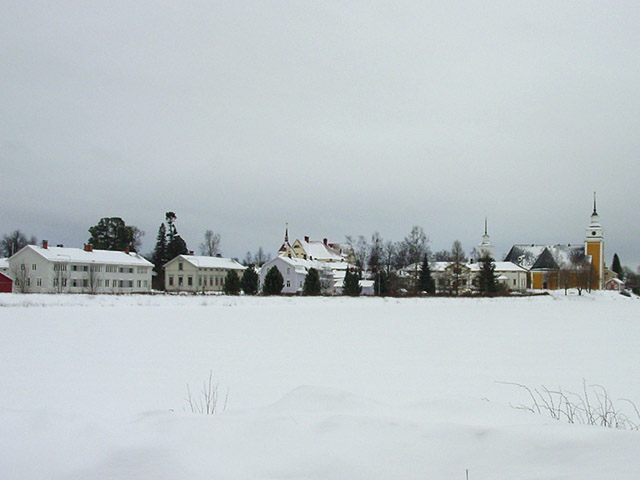 Nykarleby kyrka och historiska centrum. Margaretha Ehrström 2008