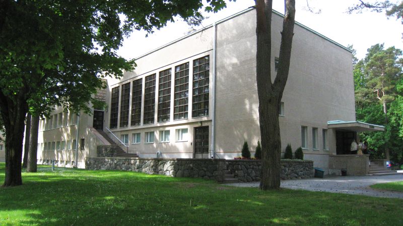 Kadettskolans matsals-festsalsbyggnad blev färdig 1940. Museovirasto 2016