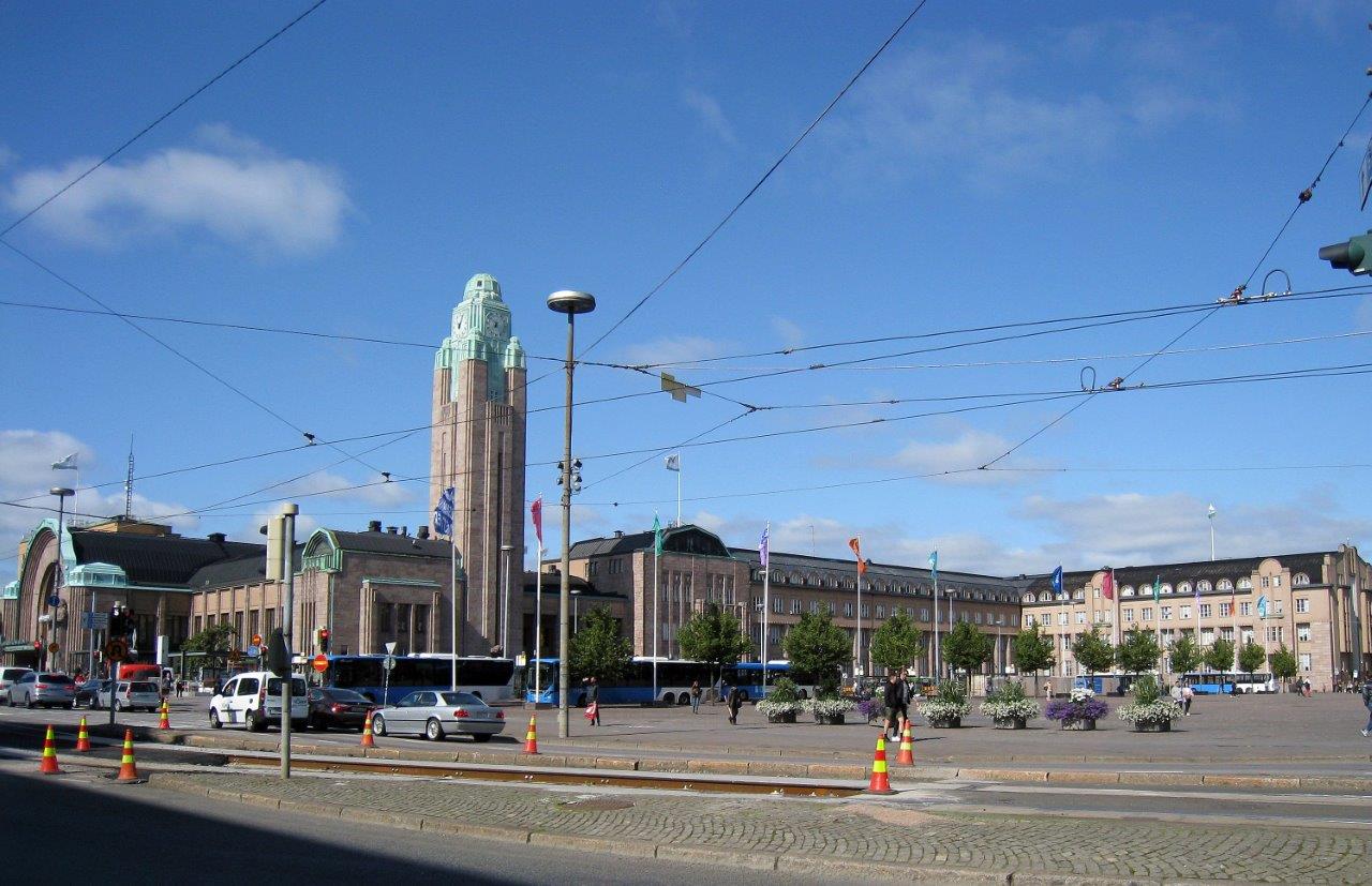 Järnvägstorget i Helsingfors. Museovirasto Museiverket 2017