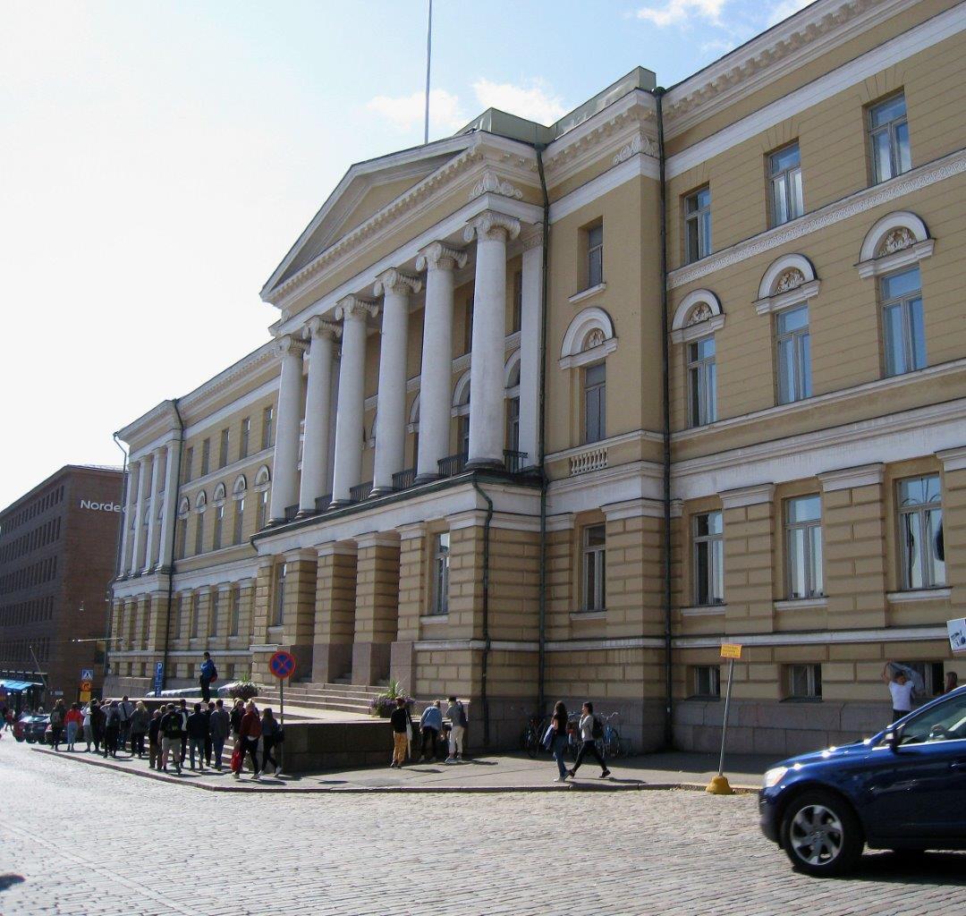 Helsingfors universitets huvudbyggnad. Museovirasto Museiverket 2017