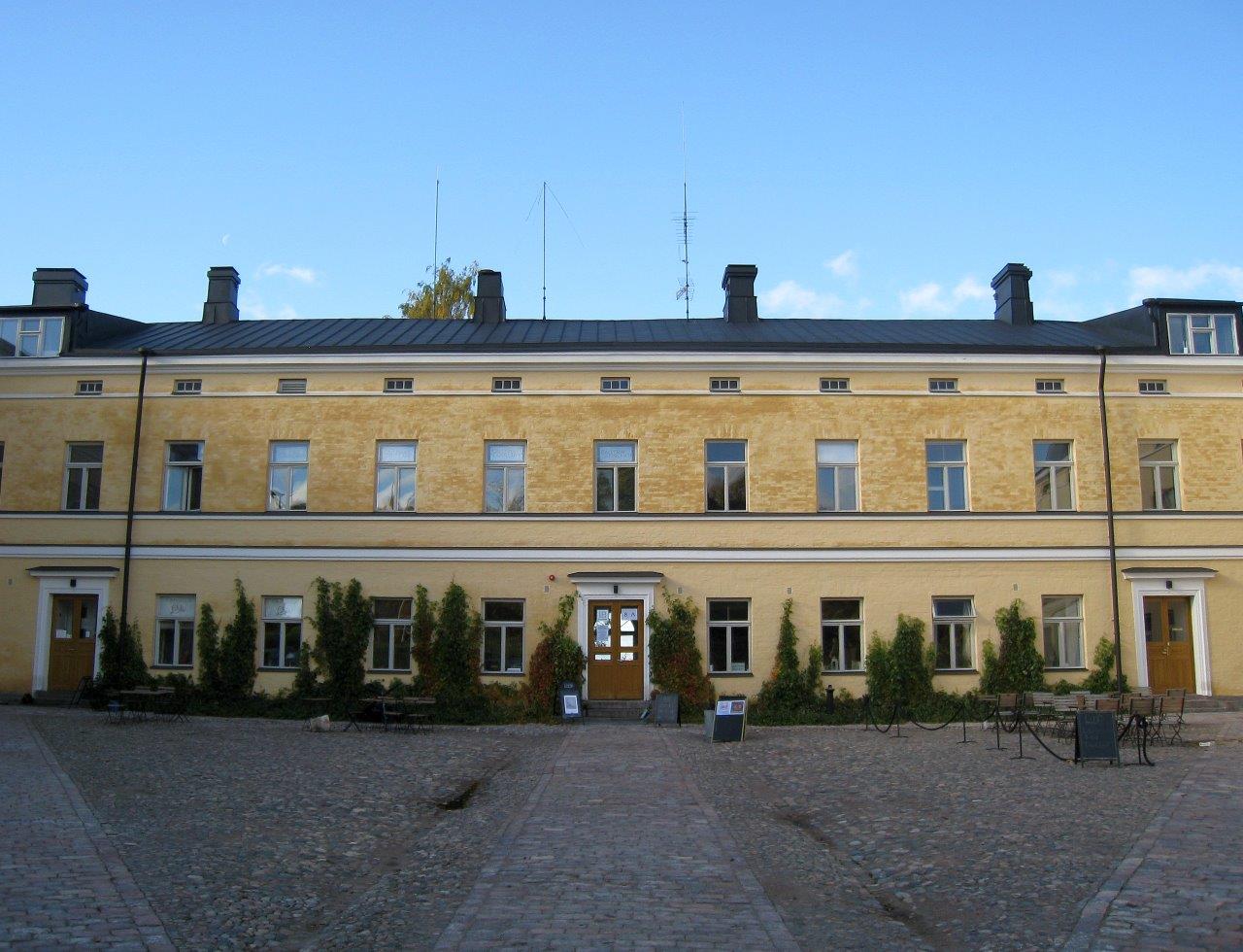 Huvudbyggnaden på Lappvikens sjukhus. Museovirasto Museiverket 2017