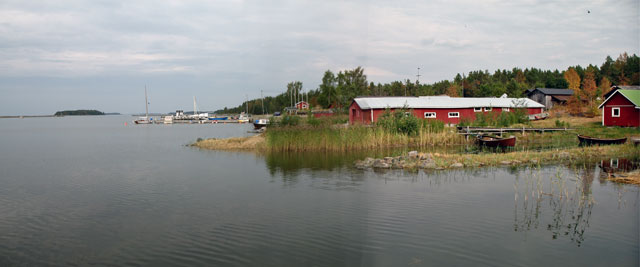 Fiskhamnen Kilen i Sideby. Maria Kurtén 2006