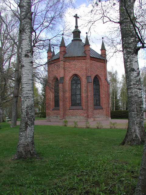Pyhän Henrikin saarnahuoneen muistokappeli. Marja Ivars 2005