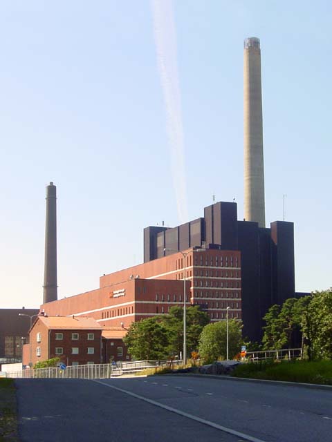 Sundholmens kraftverk från 1980-talet. Saara Vilhunen 2007