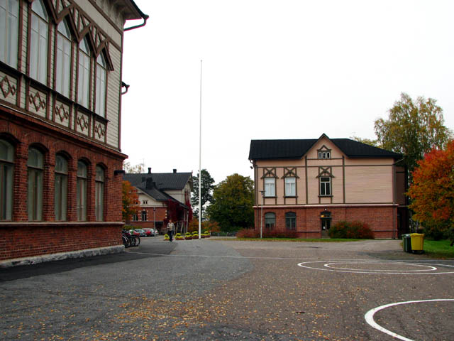 Rauman seminaarin kirjasto, päärakennus ja hallintorakennus. Timo-Pekka Heima 2007