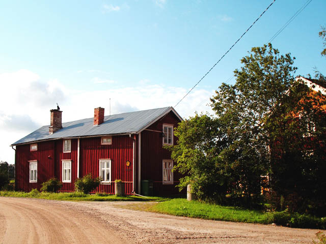 Byggnadsbeståndet på Ahlskogs jordbrukslägenhet i Bränno by. Tuija Mikkonen 2007