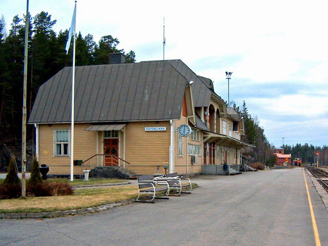 Savonlinnan rautatieasema. Timo-Pekka Heima 2005