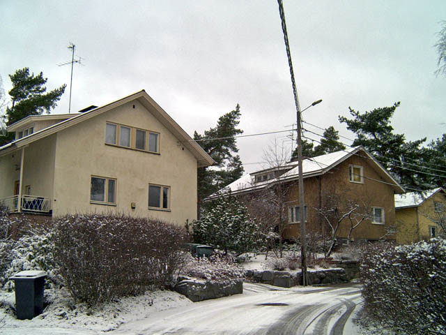 Småhus i västra Hertonäs. Hilkka Högström 2008