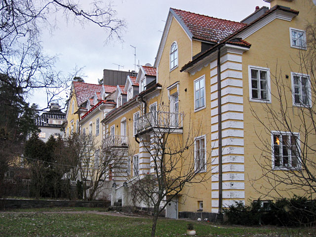 Radhusområdet Ribbinghof i Brändö villastad. Hilkka Högström 2008