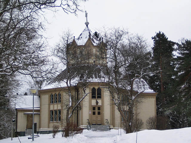 Strömfors kyrka byggdes 1770. Johanna Forsius 2008