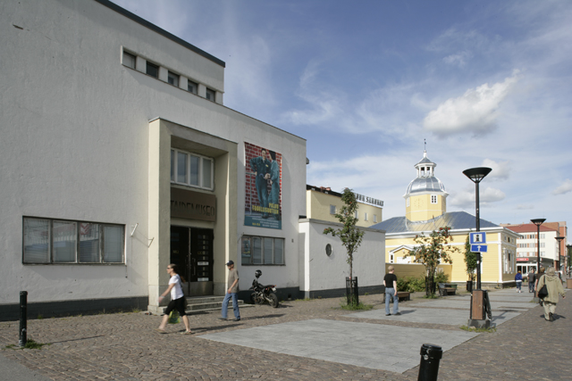 Entinen poliisitalo, nykyinen Kajaanin taidemuseo. Soile Tirilä 