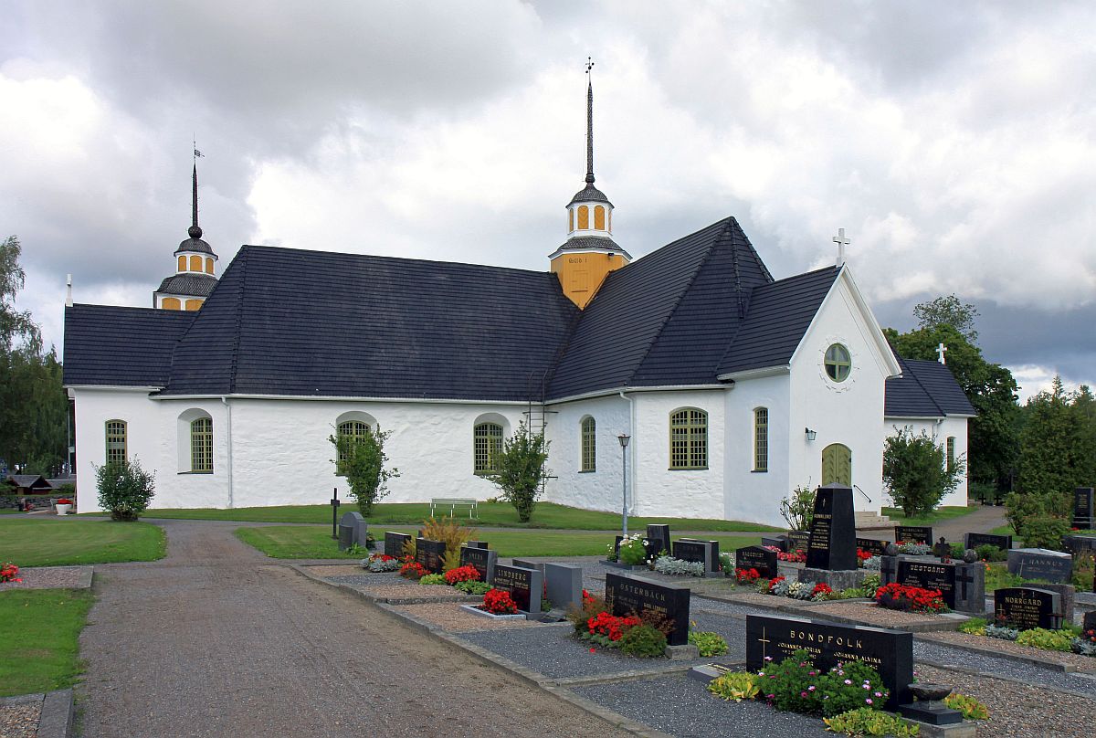 Närpes kyrka. Wiki Loves Monuments, CC BY-SA 4.0 Kaj Höglund 2010